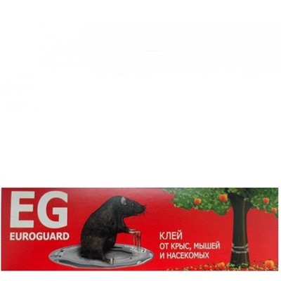 Клей от грызунов и насекомых EG EUROGUARD 135гр 1/50