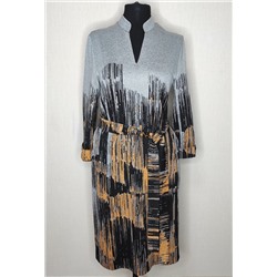 Платье Bazalini 4770 серо-черный