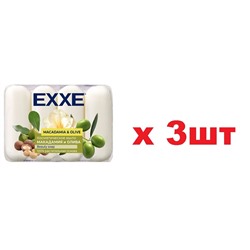 EXXE Косметическое мыло 4шт*70г Макадамия и олива