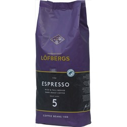 Lofbergs Lila. Espresso (зерновой) 1 кг. мягкая упаковка