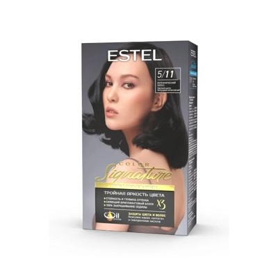 ESTEL COLOR Signature Крем-гель краска для волос тон 5/11 Вулканический пепел