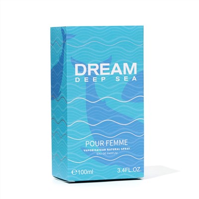 Туалетная вода женская dream deep sea, 100 мл No brand