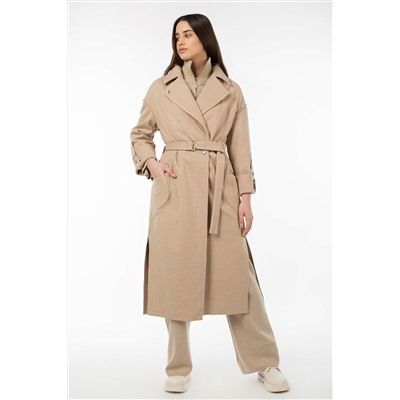 01-10921 Пальто женское демисезонное (пояс)