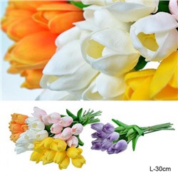Цветок искусственный Тюльпан 30см 1205/0118-4 латэкс (992-524 -923 -924)