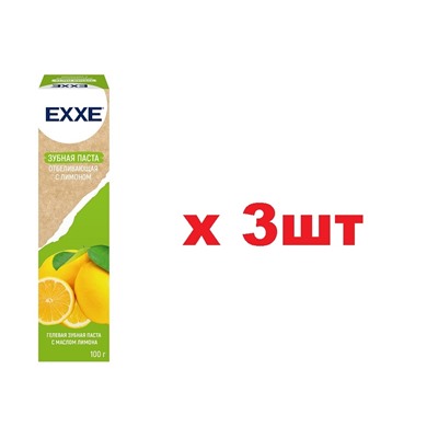 EXXE Зубная паста 100мл Отбеливающая с лимоном