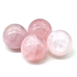 Шар из розового кварца мадагаскарского 42-43мм