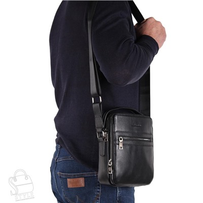 Рюкзак мужской кожаный 22-2145-2H black Heanbag