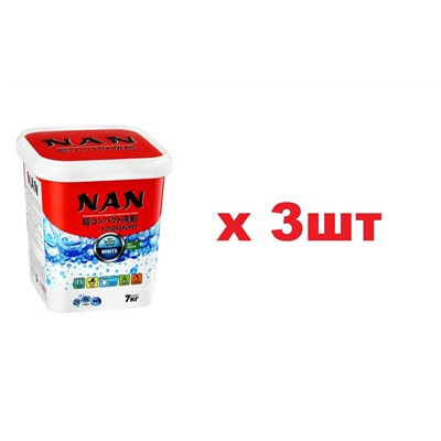 NAN Корея концентрированный стиральный порошок для Белого белья 700гр