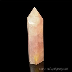 Кристалл розового кварца мадагаскарского "Карандаш", 66*47*223мм, вес 1286гр