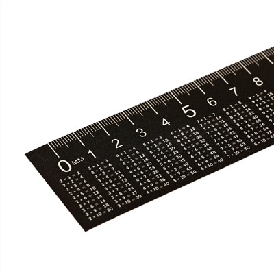 Линейка-закладка пластиковая 25 см зл-25 таблица умножения Calligrata