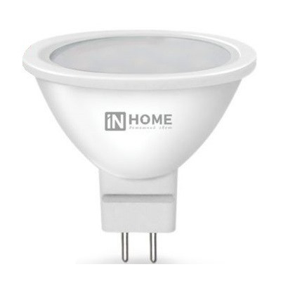 Лампа светодиодная   8W холодный свет 6500К LED-JCDR-VC 230B GU5.3 720лм IN HOME /540907/