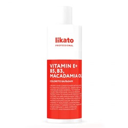 Likato Бальзам для окрашенных волос / Colorito Vitamin E + B5, B3, Macadamia Oil, 400 мл