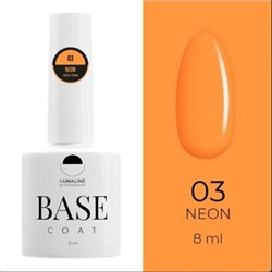 LunaLine Базовое покрытие Rubber Neon 03 8мл