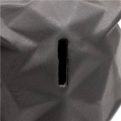 Копилка "Сова оригами" черная, 12х10х14см