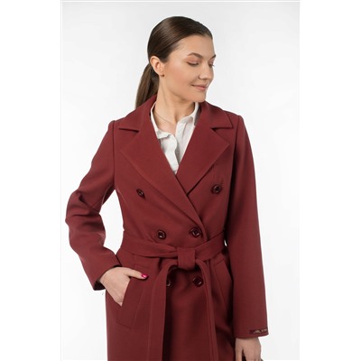 01-10994 Пальто женское демисезонное (пояс)