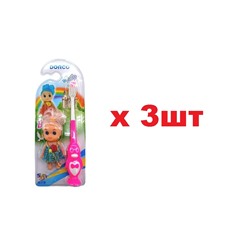 Dorco набор №532  детская зубная щетка с игрушкой Куклой