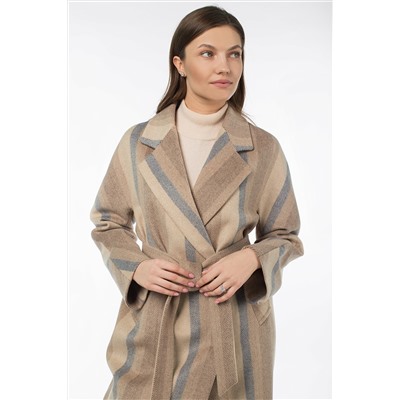 01-11037 Пальто женское демисезонное (пояс)