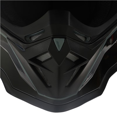 Шлем кроссовый, размер XXL (61), модель - BLD-819-7, черно-красный