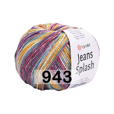Пряжа YarnArt Jeans Splash (моток 50 г/160 м)